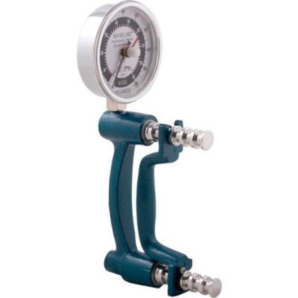 Fabrication Enterprises Baseline® HiRes„¢ Hydraulic Hand Dynamometer, 200 lb. Capacity, Blue 12-0243